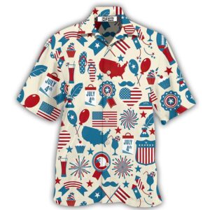 4th Of July Hawaiian Shirt, America…