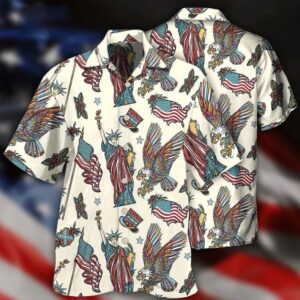 4th Of July Hawaiian Shirt, America…