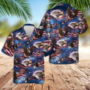 4th Of July Hawaiian Shirt, American…