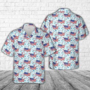 4th Of July Hawaiian Shirt, American…