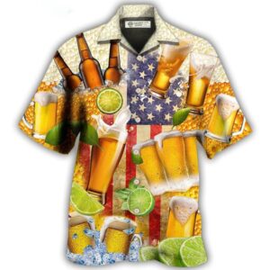 4th Of July Hawaiian Shirt, Beer…