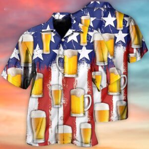 4th Of July Hawaiian Shirt, Beer…