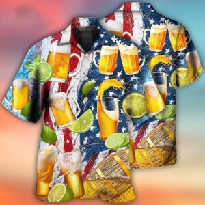 4th Of July Hawaiian Shirt, Beer…