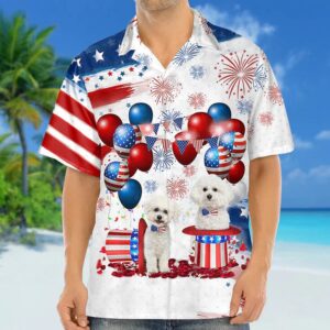 4th Of July Hawaiian Shirt, Bichon…