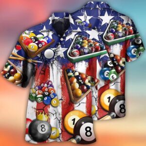 4th Of July Hawaiian Shirt, Billiards…