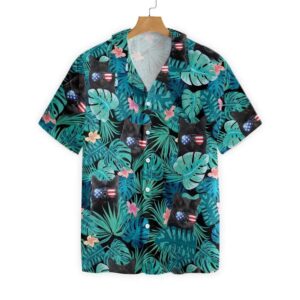 4th Of July Hawaiian Shirt, Black…