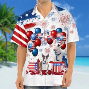 4th Of July Hawaiian Shirt, Bull…