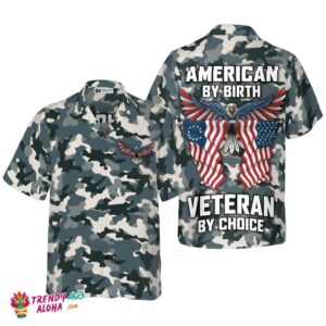 4th Of July Hawaiian Shirt, Camo…