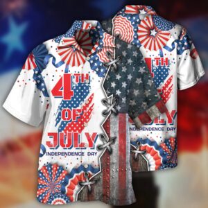 4th Of July Hawaiian Shirt, Celebrate…