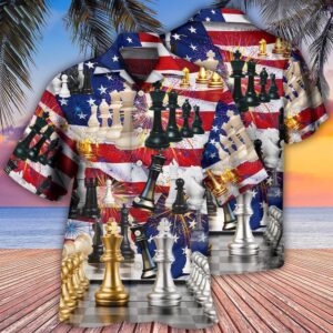 4th Of July Hawaiian Shirt, Chess…