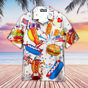 4th Of July Hawaiian Shirt, Funny…