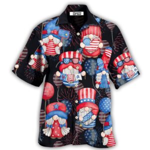 4th Of July Hawaiian Shirt, Gnome…