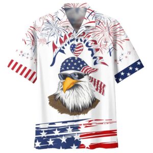 4th Of July Hawaiian Shirt, Happy…