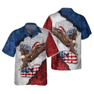 4th Of July Hawaiian Shirt, Happy…