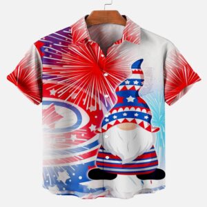 4th Of July Hawaiian Shirt, Happy…