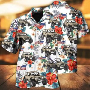 4th Of July Hawaiian Shirt, Happy…