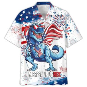 4th Of July Hawaiian Shirt, Happy…