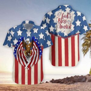 4th Of July Hawaiian Shirt, Hawaiian…