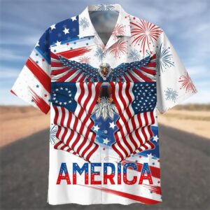 4th Of July Hawaiian Shirt, Independence…