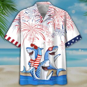 4th Of July Hawaiian Shirt, Men’s…