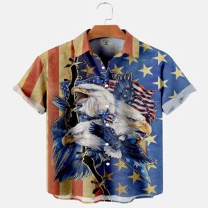 4th Of July Hawaiian Shirt, Men’s…