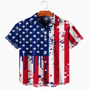 4th Of July Hawaiian Shirt, Men’s…