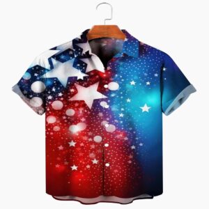 4th Of July Hawaiian Shirt, Men’s…