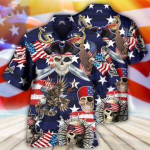 4th Of July Hawaiian Shirt, Pirate…