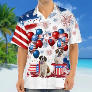 4th Of July Hawaiian Shirt, Saint…