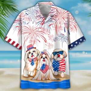 4th Of July Hawaiian Shirt, Shih…