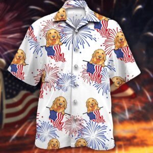 4th Of July Hawaiian Shirt, Smiley…