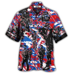 4th Of July Hawaiian Shirt, Veteran…