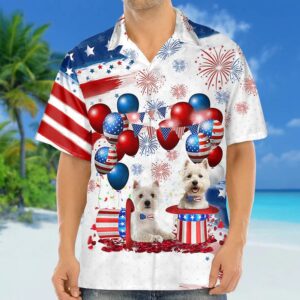 4th Of July Hawaiian Shirt, West…