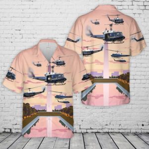 Air Force Hawaiian Shirt, Bell UH-1N…