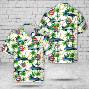 Air Force Hawaiian Shirt, F-16 198th…