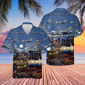 Air Force Hawaiian Shirt, USAF Michigan…