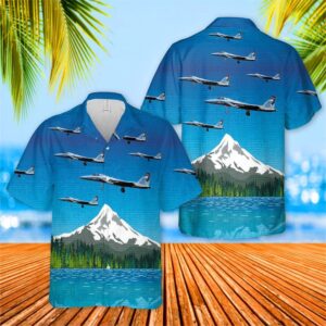 Air Force Hawaiian Shirt, USAF Oregon…