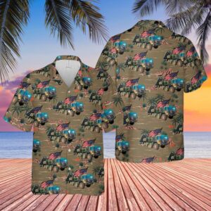 Air Force Hawaiian Shirt, US Air Force BGM-109G Gryphon Hawaiian Shirt, Veteran Hawaiian Shirt