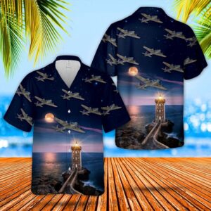 Air Force Hawaiian Shirt, US Air Force Boeing B-17 Flying Fortress Miss Angela Hawaiian Shirt, Veteran Hawaiian Shirt