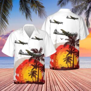 Air Force Hawaiian Shirt, US Air Force Boeing B-29 Superfortress A FIFI (NX529B) Hawaiian Shirt, Veteran Hawaiian Shirt