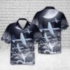 Air Force Hawaiian Shirt, US Air Force Lockheed AC-130W Hercules (L-382) Hawaiian Shirt, Veteran Hawaiian Shirt