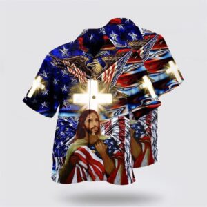 Jesus Hawaiian Shirt, America And Jesus…