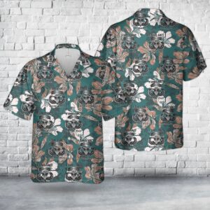 Army Hawaiian Shirt, US Army 1509th…