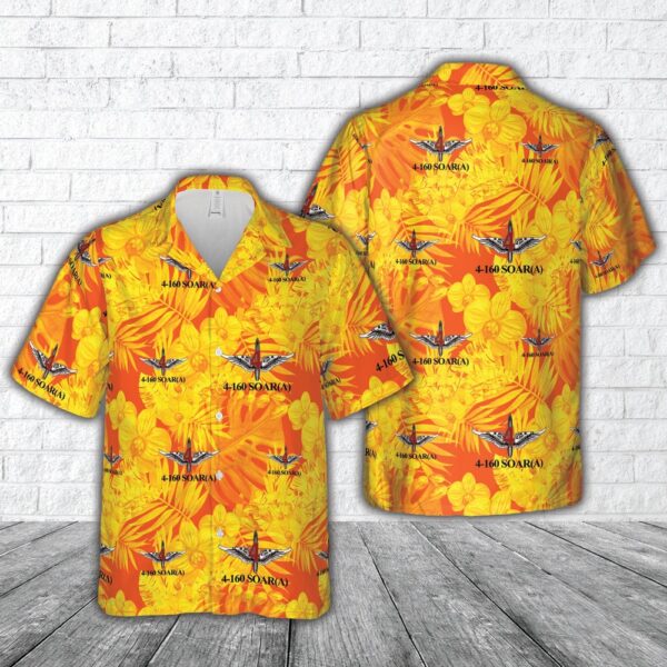 Army Hawaiian Shirt, US Army 160th SOAR (Abn) Hawaiian Shirt, Military Aloha Shirt