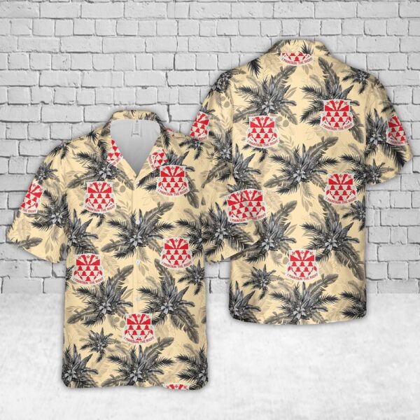 Army Hawaiian Shirt, US Army 307th Brigade Engineer Battalion Hawaiian Shirt, Military Aloha Shirt