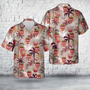 Army Hawaiian Shirt, US Army 555th…