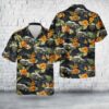 Army Hawaiian Shirt, US Army Dodge T214-WC54 Ambulance Hawaiian Shirt, Military Aloha Shirt