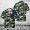 Army Hawaiian Shirt, US M24 Chaffee light tank Hawaiian Shirt, Military Aloha Shirt