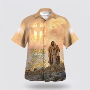 Christian Hawaiian Shirt, Be Still And…