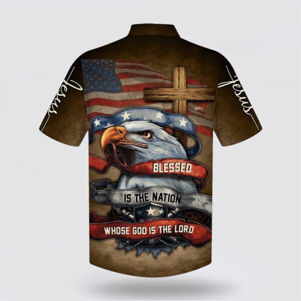 Christian Hawaiian Shirt, Blessed Is The Nation Whose God Is The Lord Hawaiian Shirt, Religion Hawaiian Shirt